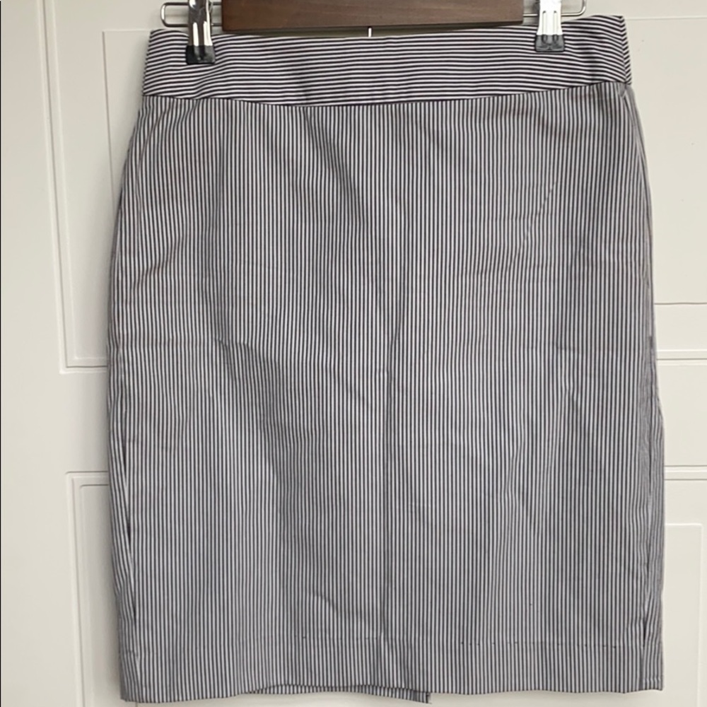 Banana Republic Railroad Stripe pencil Skirt 2